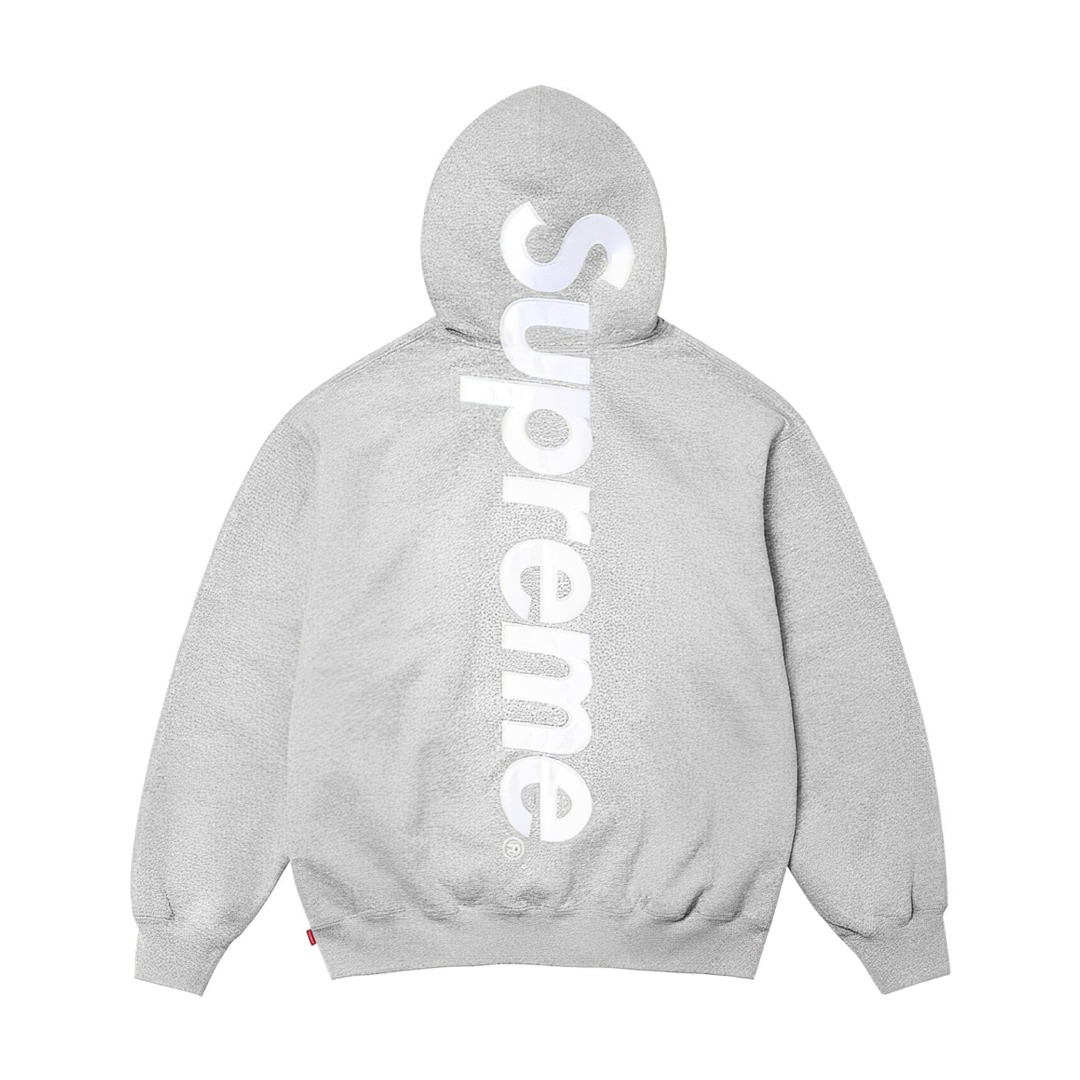 Supreme Satin Appliqué Hooded Sweatshirt - EUR FASHION