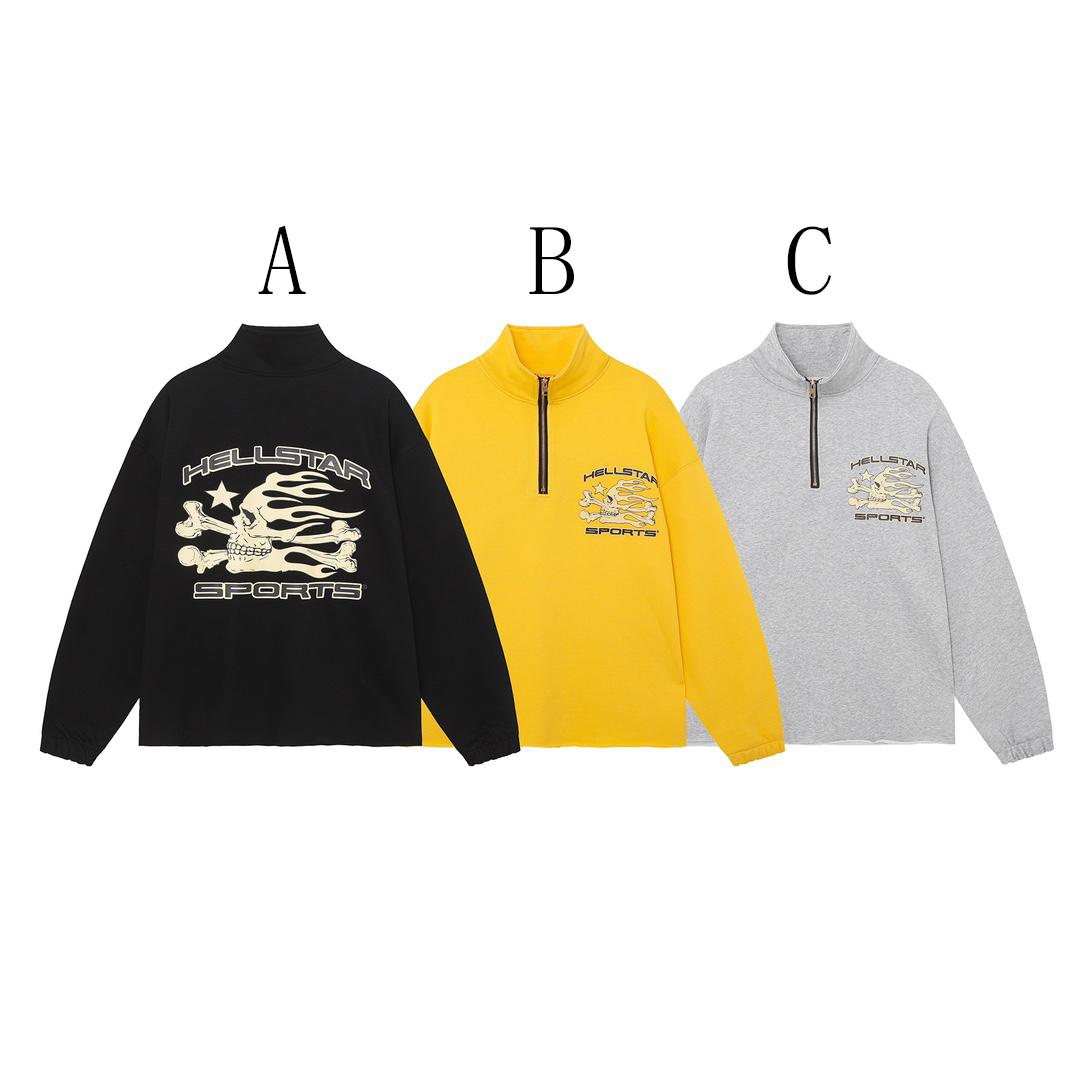 Hellstar Half Zip Sweatshirt - EUR FASHION