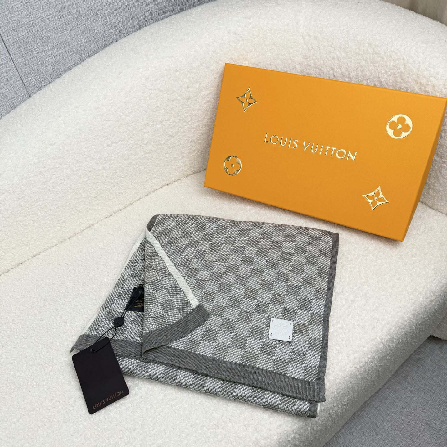 Louis Vuitton Damier Scarf   30*180cm - EUR FASHION