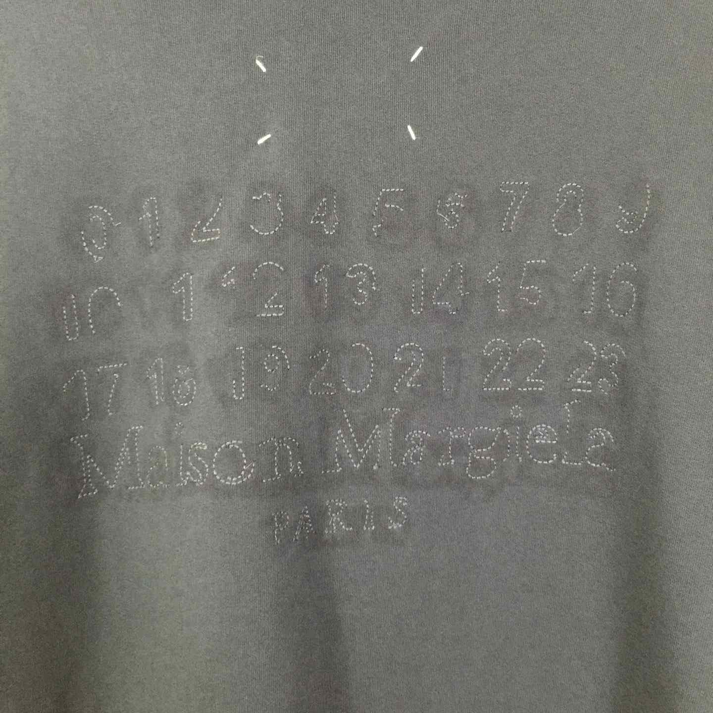 Maison Margiela Embroidered Logo Hoodie - EUR FASHION