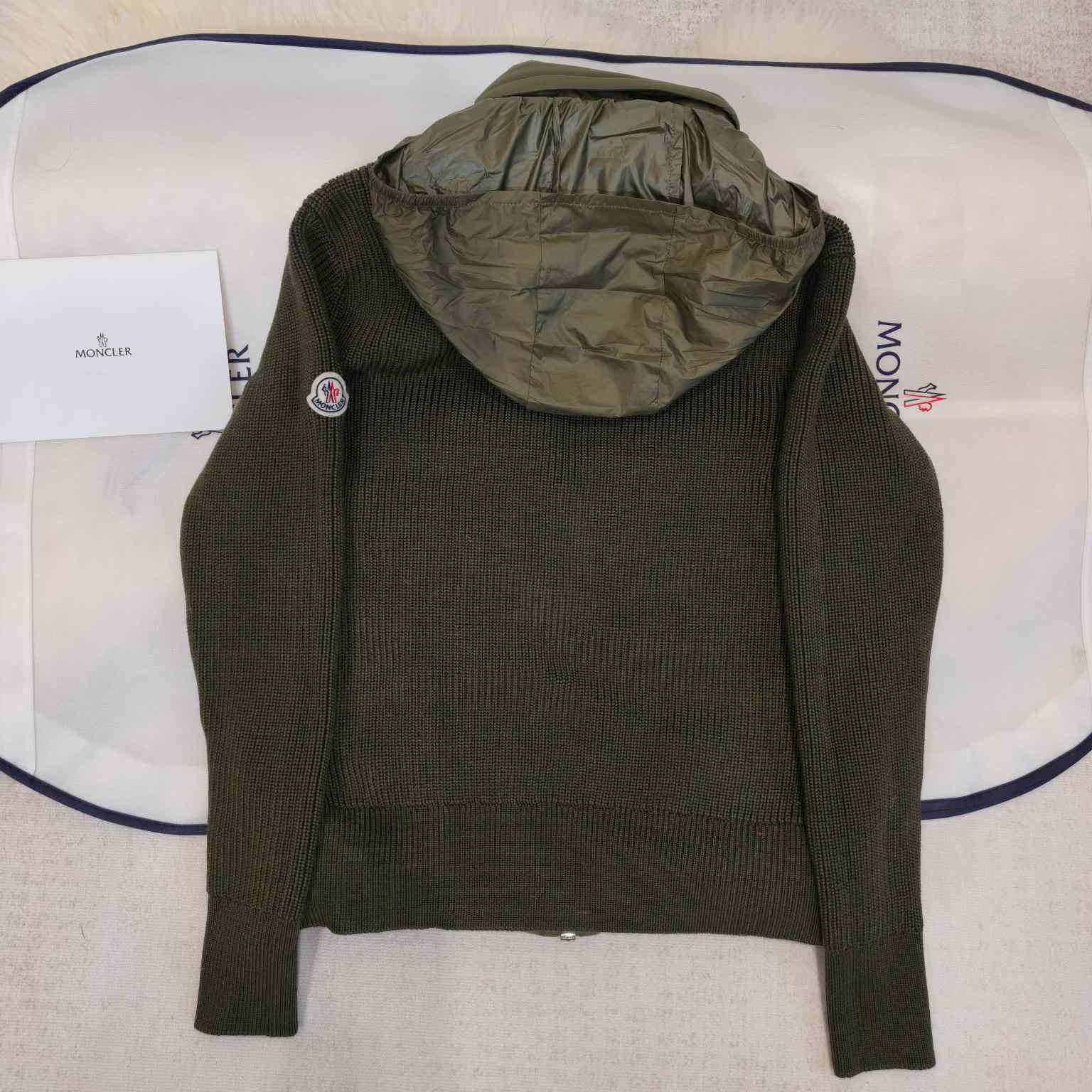 Moncler Padded Wool & Cashmere Zip-Up Cardigan - EUR FASHION