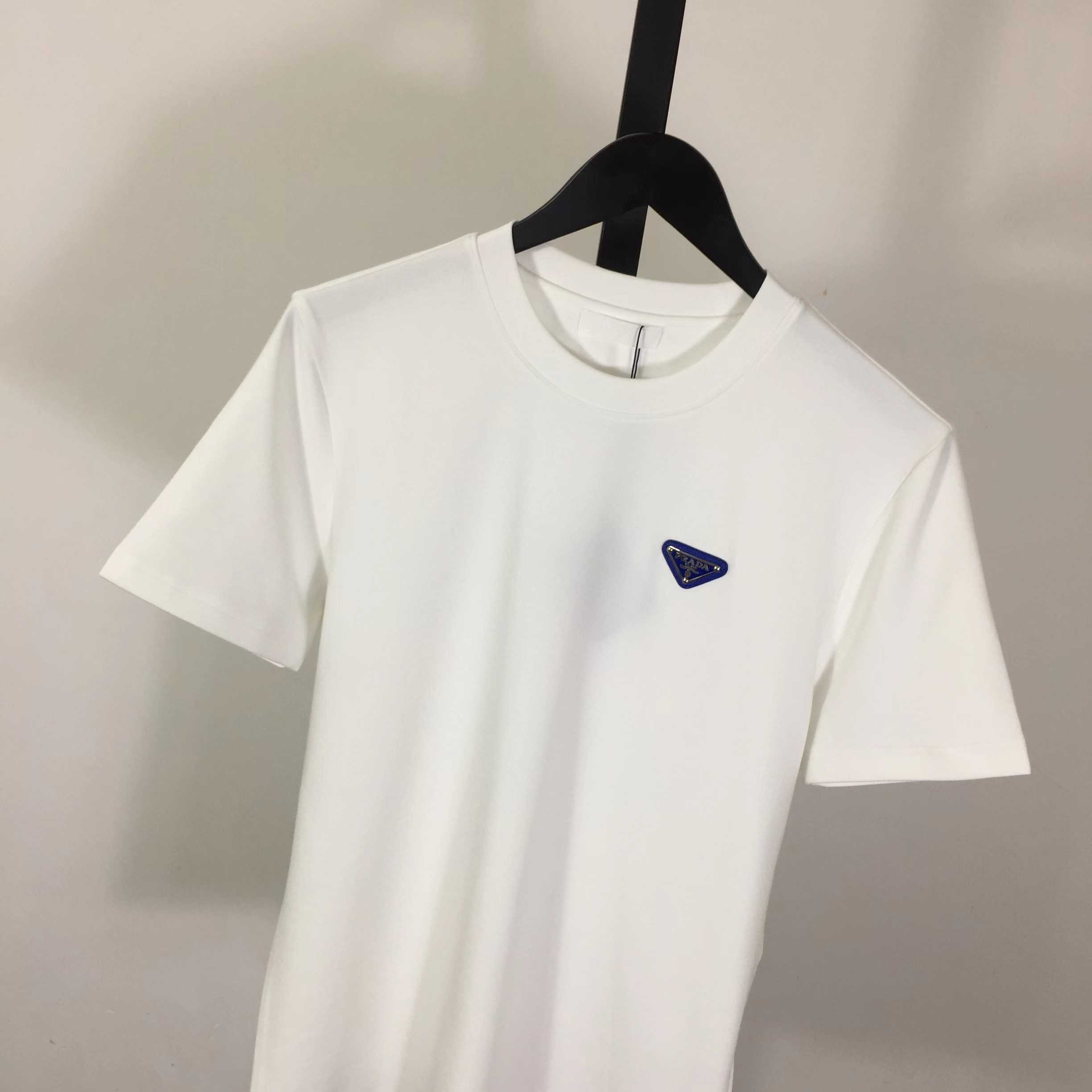 Prada Logo Cotton Tee - EUR FASHION