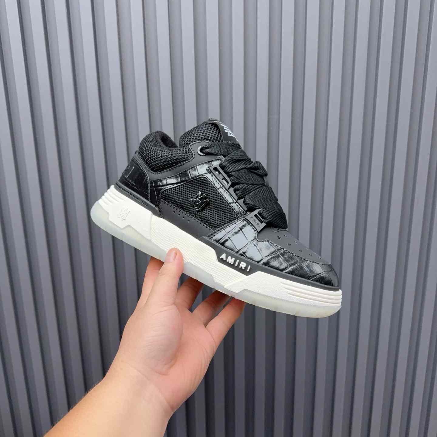 Amiri Croc Debossed Ma-1 - EUR FASHION