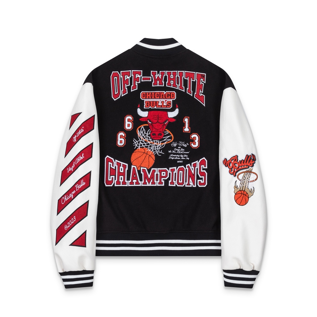 Off-White™ c/o Chicago Bulls Black Varsity - EUR FASHION