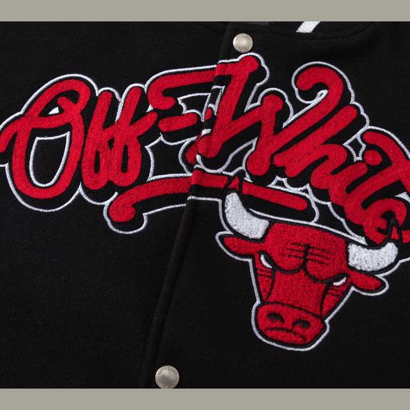 Off-White™ c/o Chicago Bulls Black Varsity - EUR FASHION