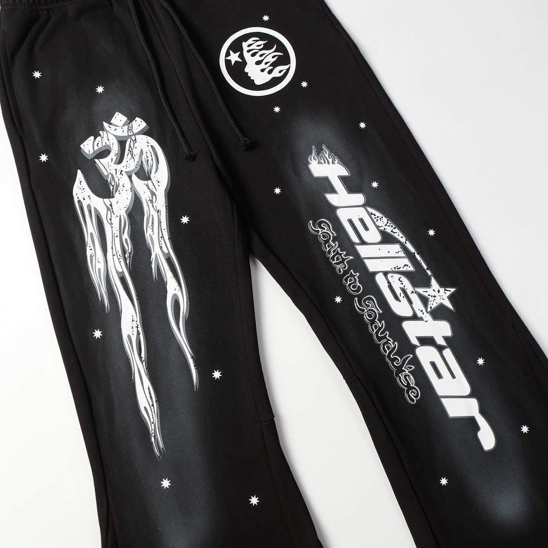 Hellstar Cotton Hoodie And Sweatpant - EUR FASHION
