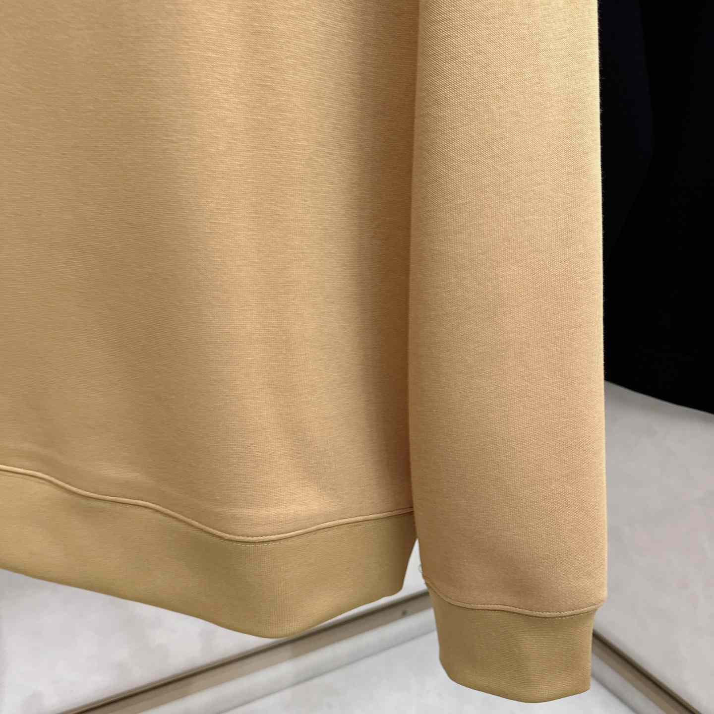 Burberry Check Collar Cotton Half-zip Sweatshirt - EUR FASHION