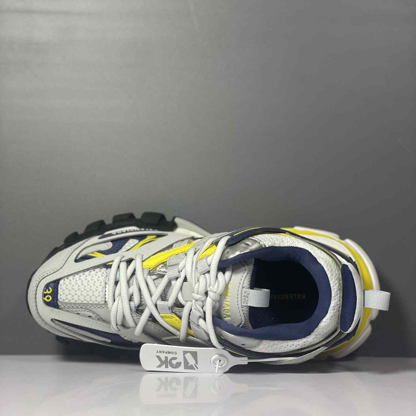Balenciaga Track Sneaker 'White Dark Blue Yellow' - EUR FASHION