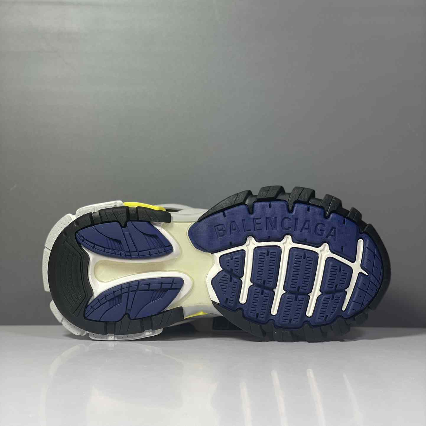 Balenciaga Track Sneaker 'White Dark Blue Yellow' - EUR FASHION