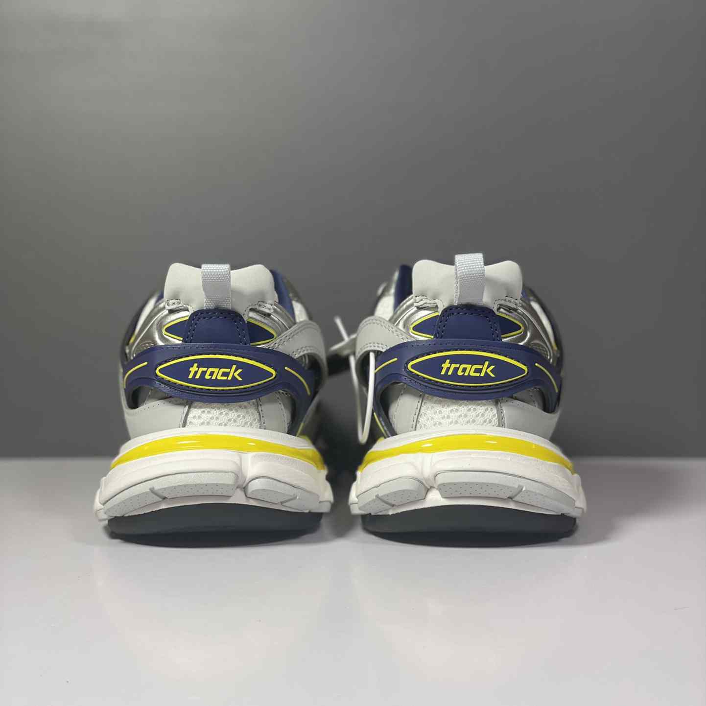 Balenciaga Track Sneaker 'White Dark Blue Yellow' - EUR FASHION