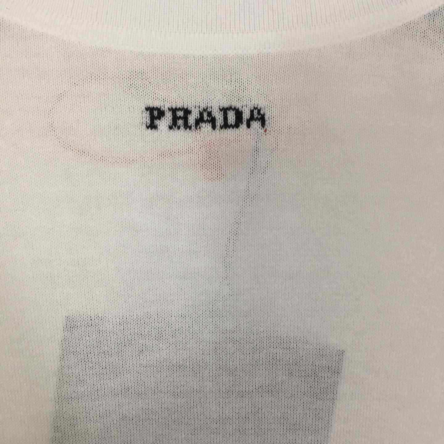 Prada White Wool Turtleneck - EUR FASHION