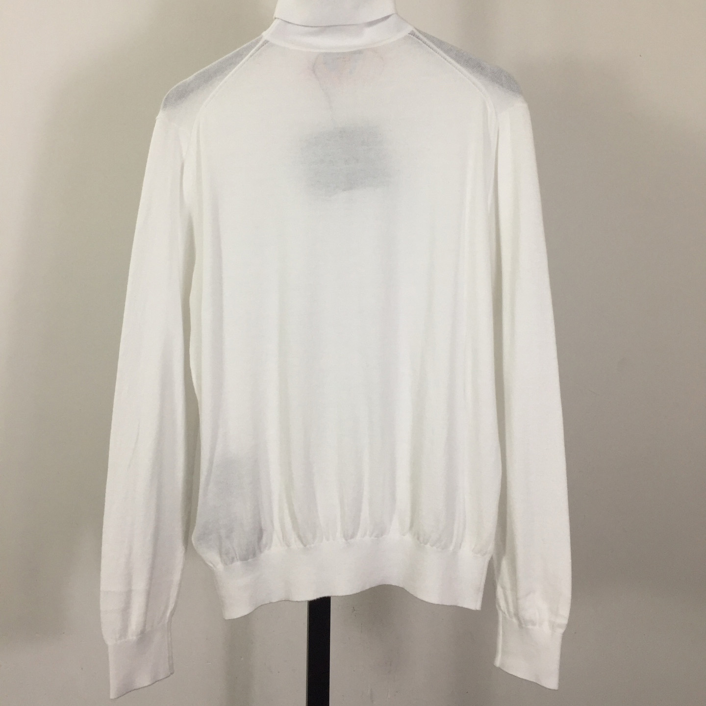 Prada White Wool Turtleneck - EUR FASHION