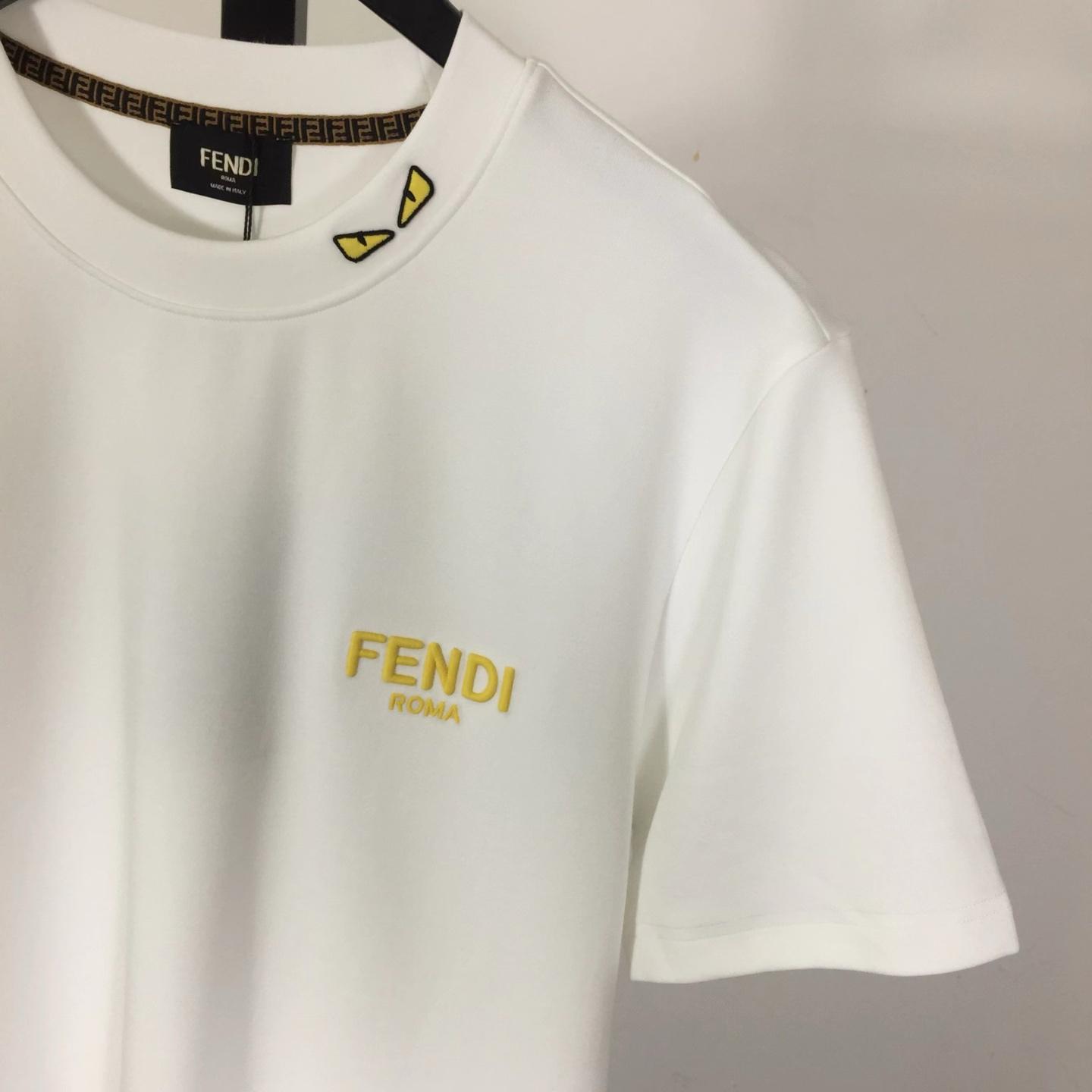 Fendi Cotton Jersey T-shirt  - EUR FASHION